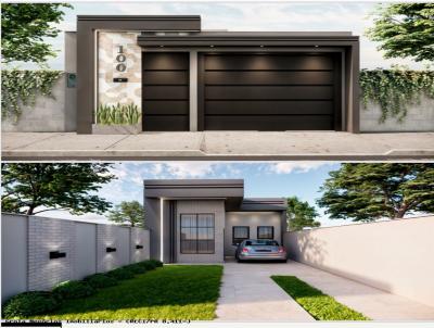 Casa para Venda, em Campo Mour�o, bairro Residencial Gran Riva, 3 dormit�rios, 1 banheiro, 1 su�te, 2 vagas