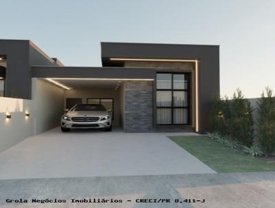 Casa para Venda, em Campo Mour�o, bairro Residencial Parque do Lago, 3 dormit�rios, 1 banheiro, 1 su�te, 2 vagas